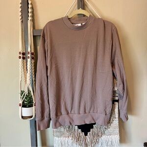 Collusion Women's Muted Crewneck Pullover Sweatshirt Size S